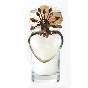 Jan Barboglio Adelita Candle Corazon, Platinum Finish Heart